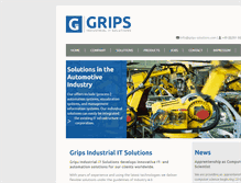 Tablet Screenshot of grips-solutions.com